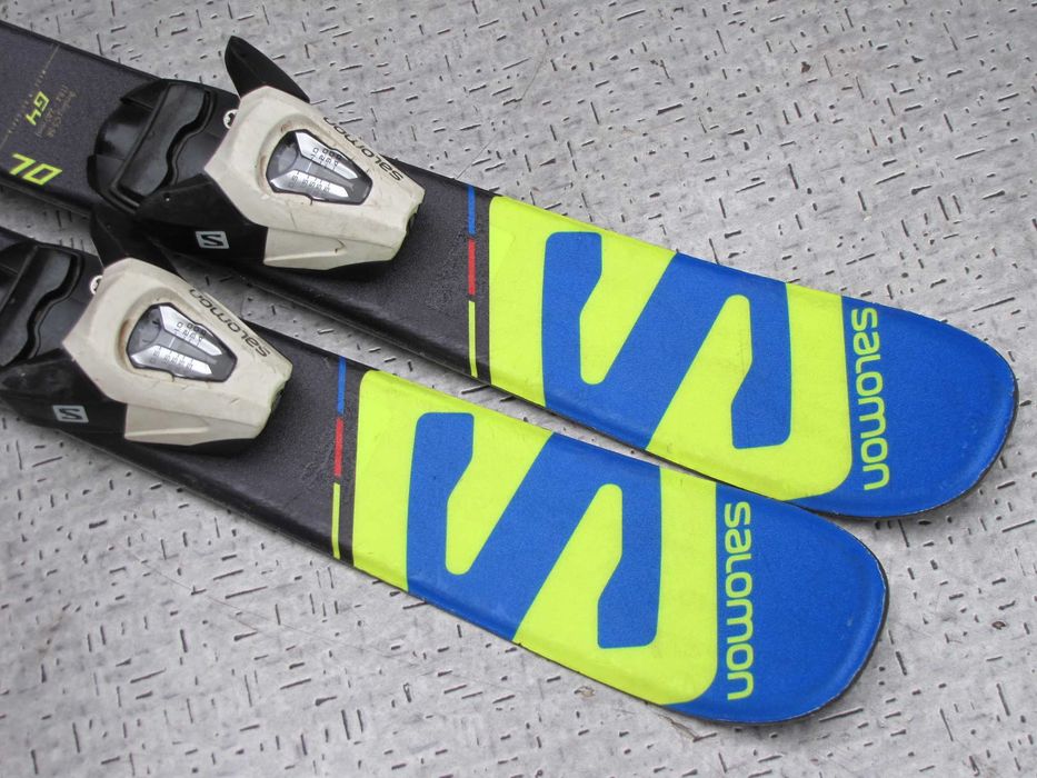 Świetne dziecięce narty SALOMON XRACE 70 cm! Po serwisie, Db stan!