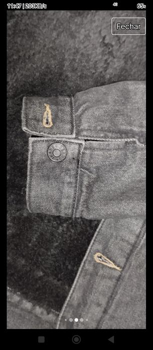 Casaco ganga preto homem