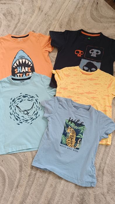 5 t-shirt, cena za komplet