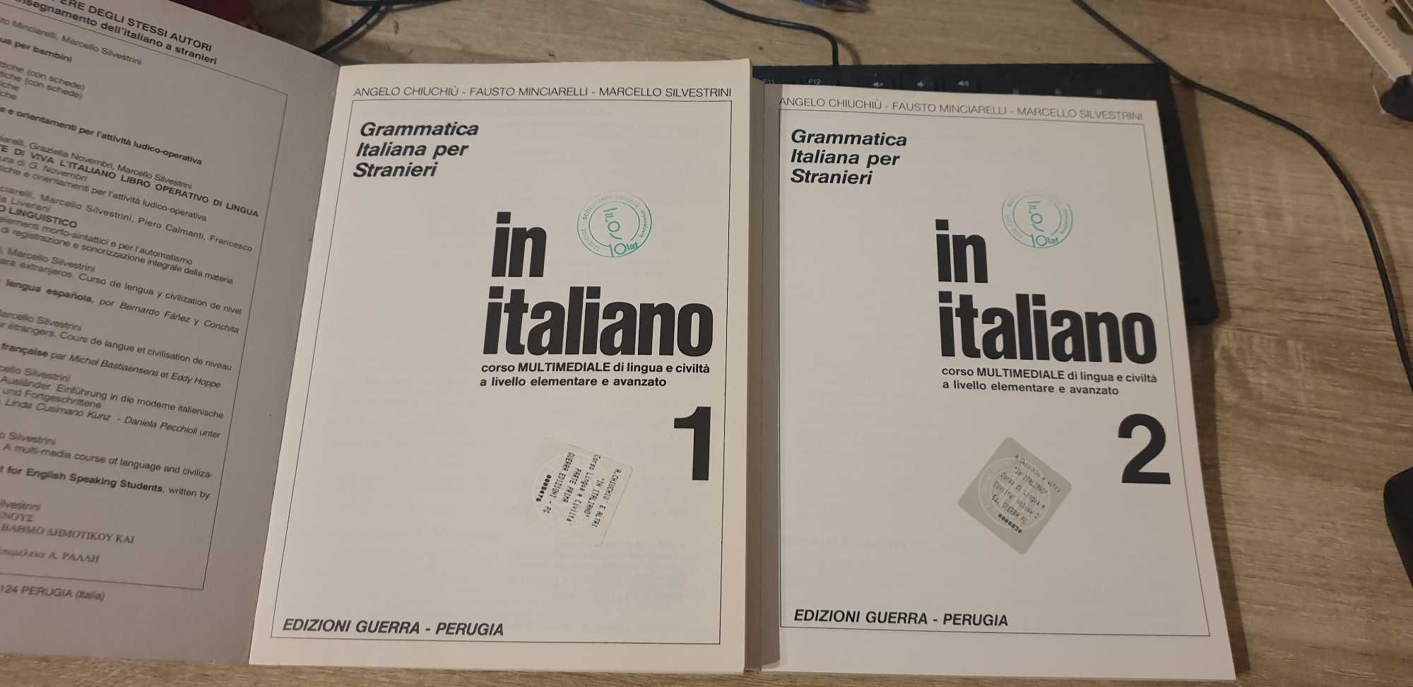 In italiano 1, 2. grammatica per stranieri