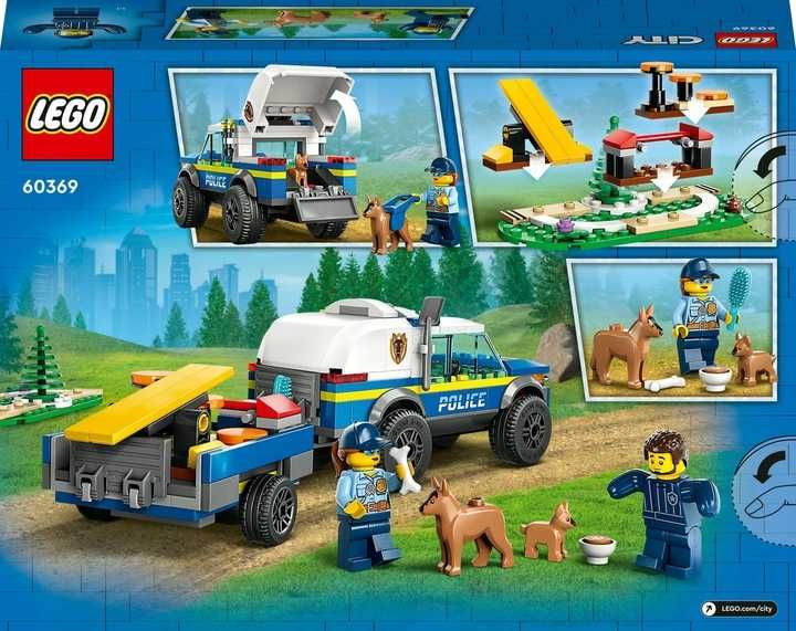 LEGO City 60369 Szkolenie psów policyjnych w terenie 60369