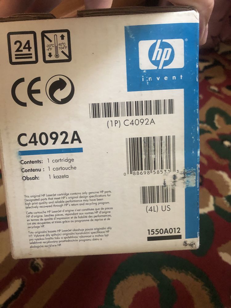 Картридж HP LaserJet 92A