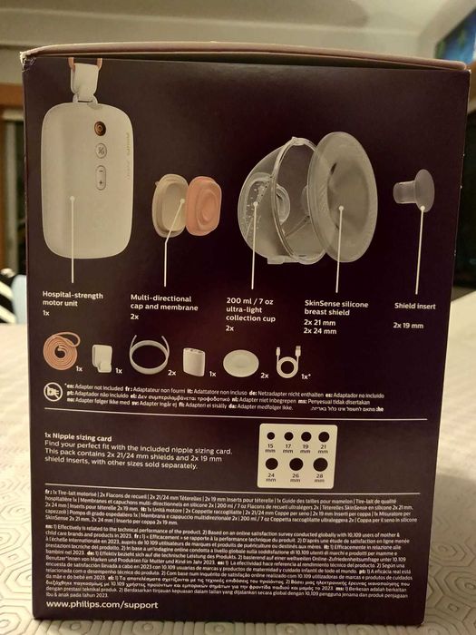 Extractor bomba leite eléctrico amamentação Philips Avent - selado