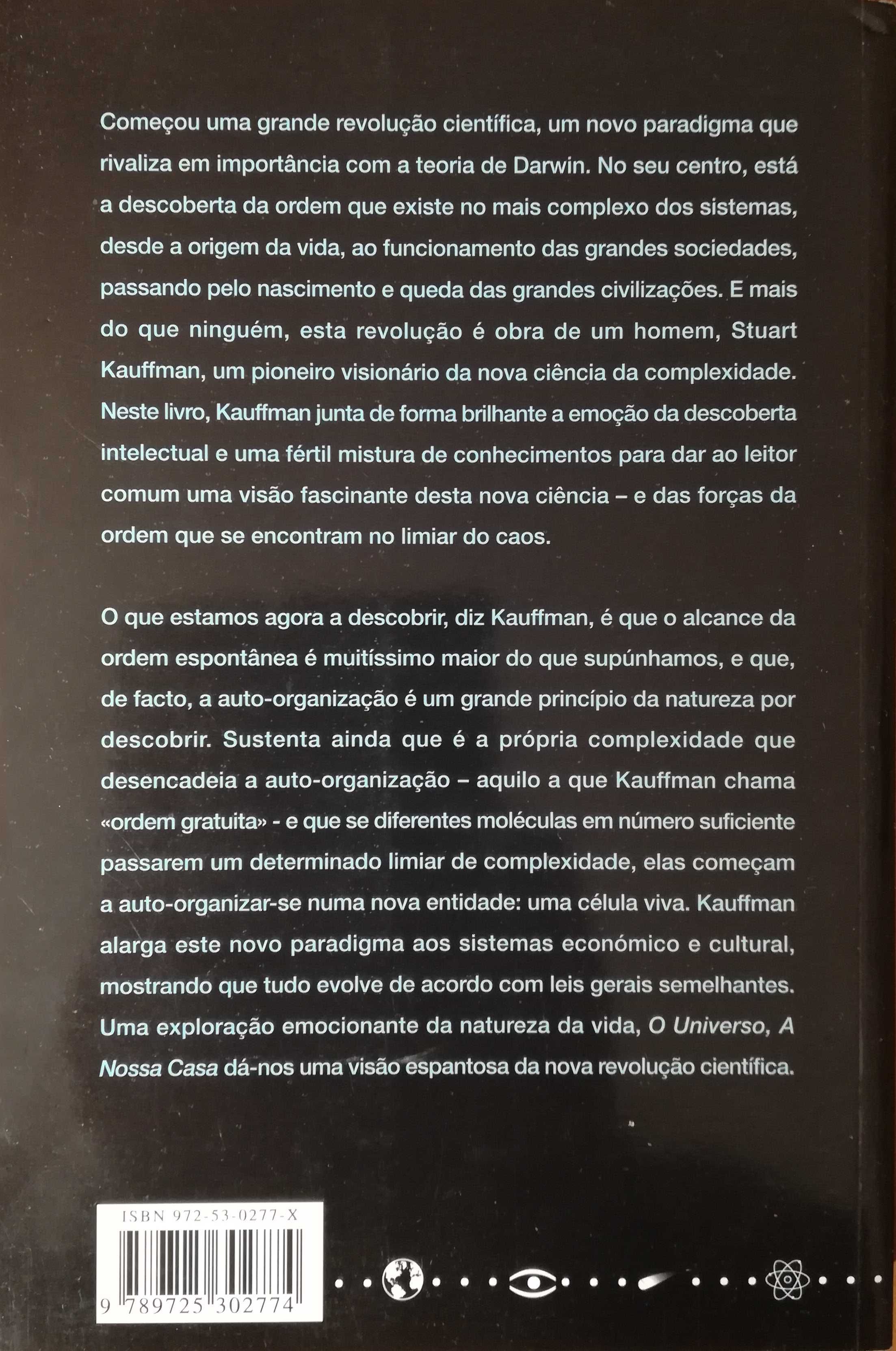 Livro - O Universo, A Nossa Casa - Stuart Kauffman