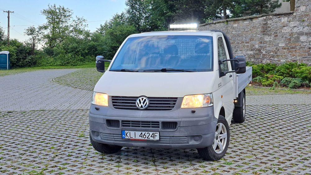 VW Transporter T5 1.9 TDI Długi, Doka, Aluminiowa zabudowa Floby 3x2m