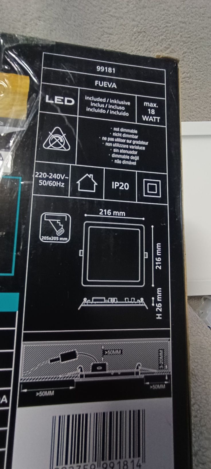 Podtynkowe oświetlenie led sprzedam zamienie