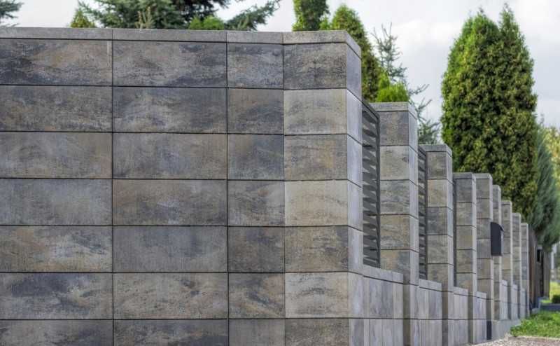 Pustak gładki element betonowy beton bloczki pustaki 50x20x20