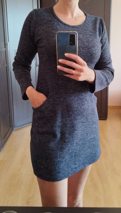 Плаття темно-синє міні