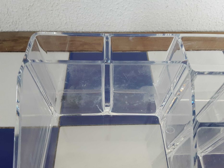 Organizador de Maquilhagem/Escritório em Acrílico