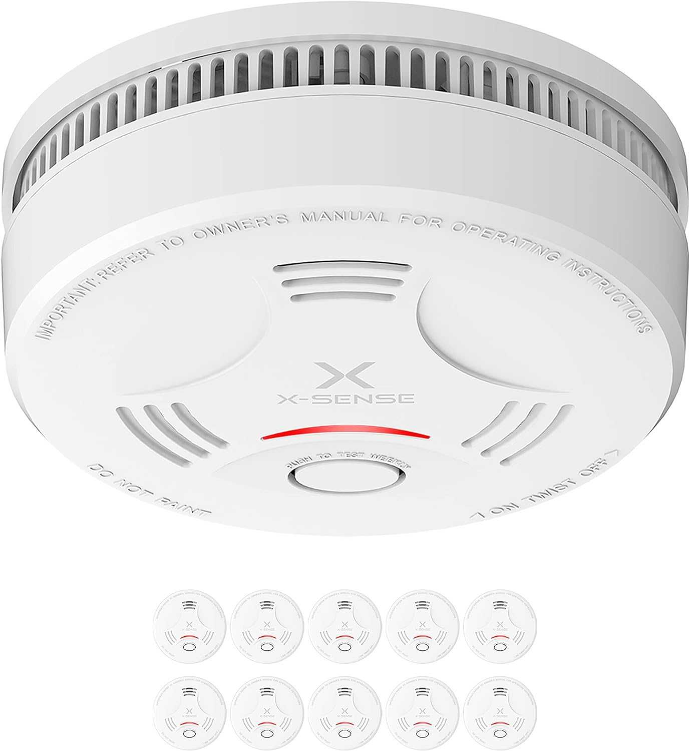 X-Sense SD11 Czujnik Przeciwpożarowy bateria 10 lat 1 sztuka