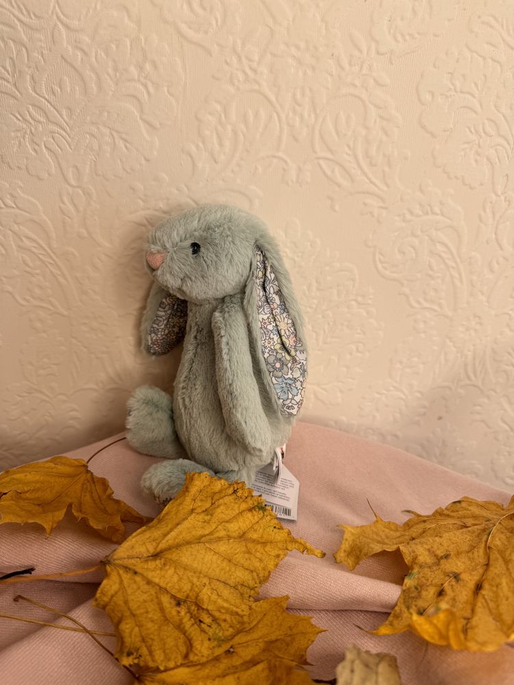 Мяка іграшка Кролик Jellycat 18см, зелений (опт/розниця)