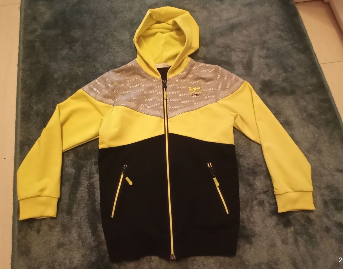 Dres dziewczęcy bluza spodnie