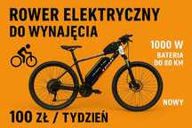 Wynajmę E-bike Rower elektryczny 1000W PROMOCJA