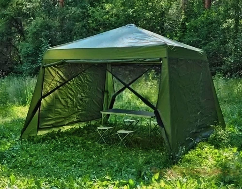 ⫸ Туристична Палатка 320х320 см з Москітною сіткою. Беседка с сеткой