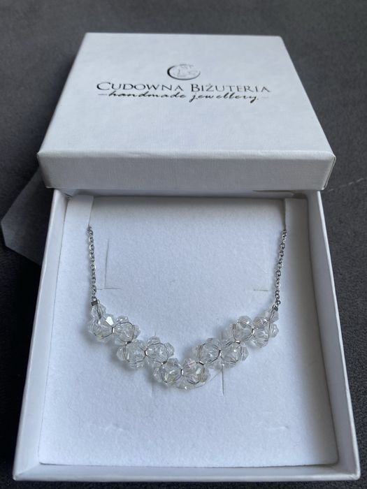 Komplet/Zestaw Biżuterii ślubnej Cudowna Biżuteria
