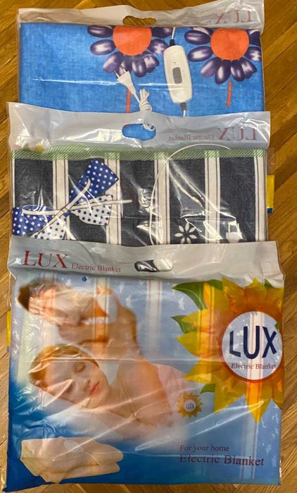 Електропростирадло. Односпальне. Туреччина Lux 75 см х 155 см.