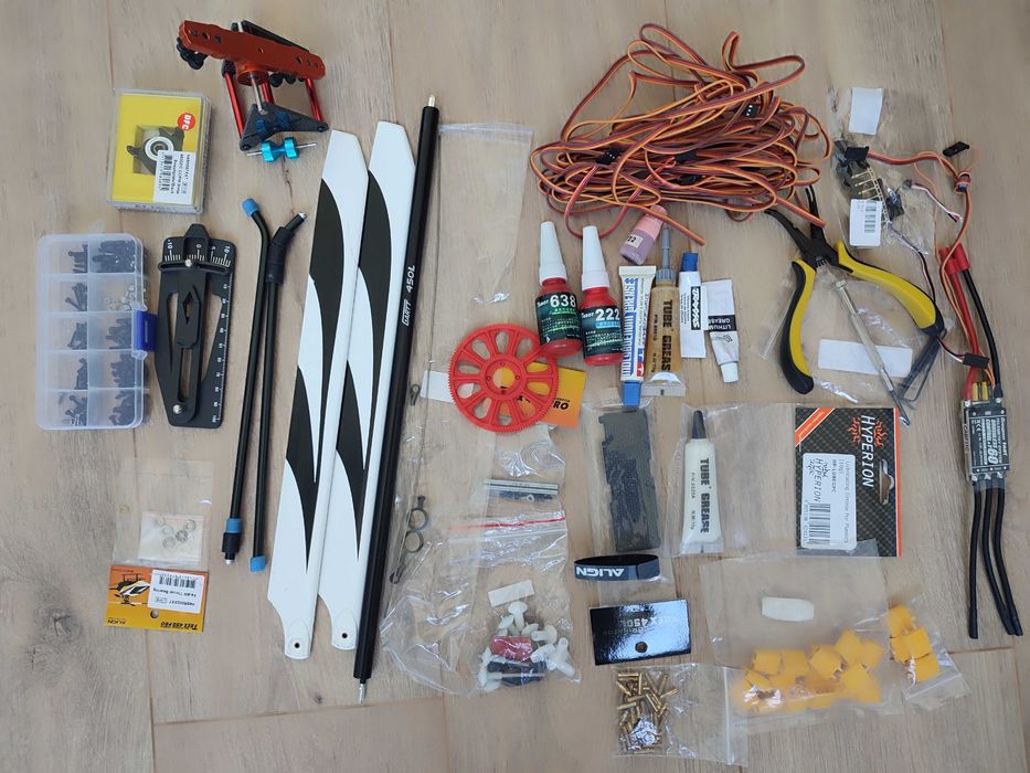 Helikopter Align T-Rex 450L Dominator + radio Graupner MZ24