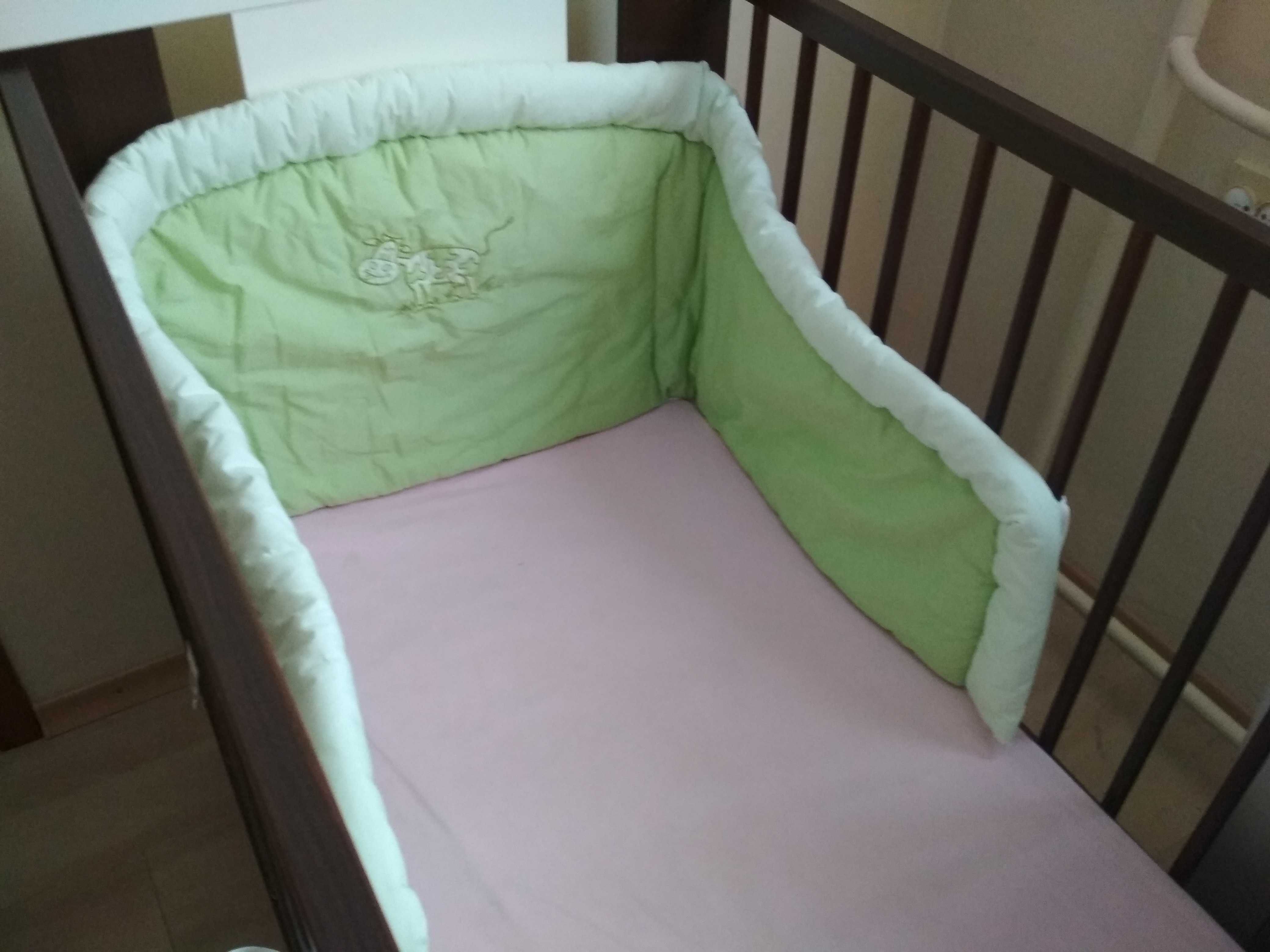 Ochraniacz do łóżeczka niemowlęcego 120x60 cm