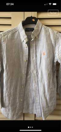 Camisa linho Polo Ralph Lauren como nova tam. 6