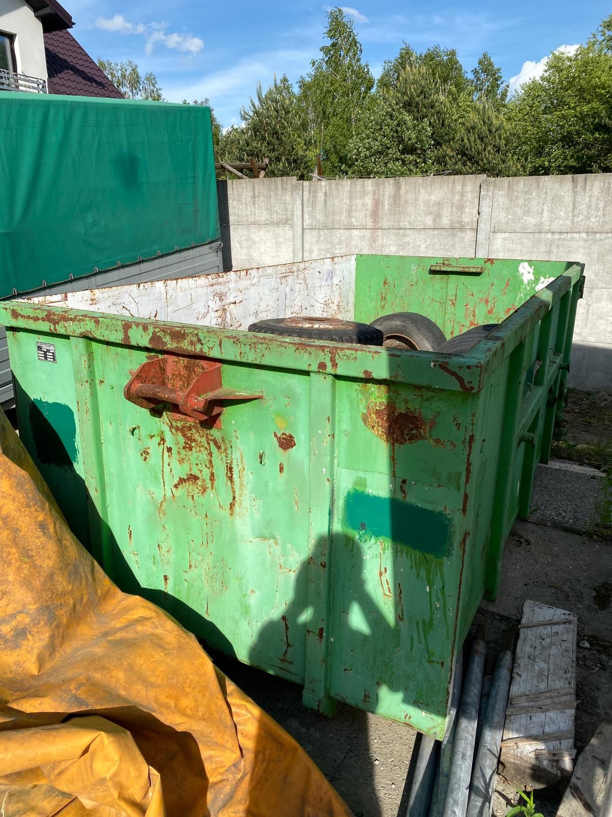 kontener hakowy kp 7 / hakowo-bramowy / kp 5
