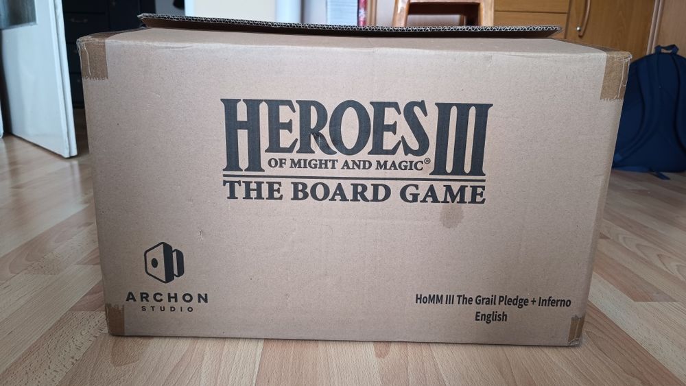 HEROES 3 The Board Game The Grail Pledge +Inferno English NOWE!