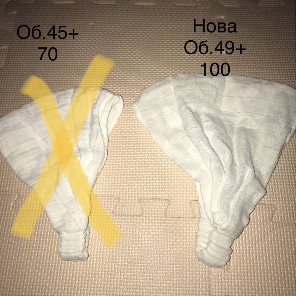 Рушник-пончо,  бандана/косинка з муслину.