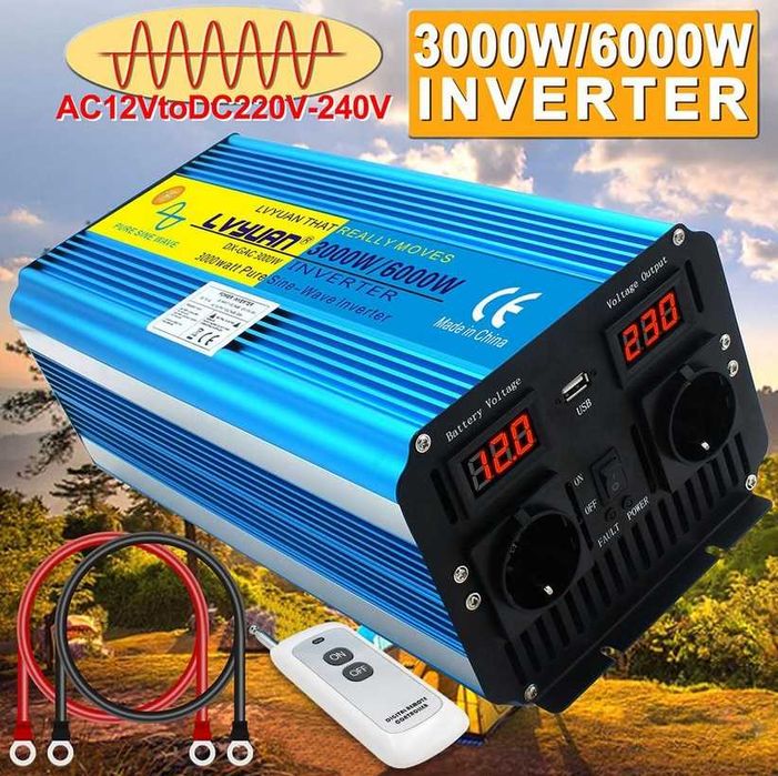 Модель: синусоидальный инвертор LVYUAN 3000 вт/6000 вт.