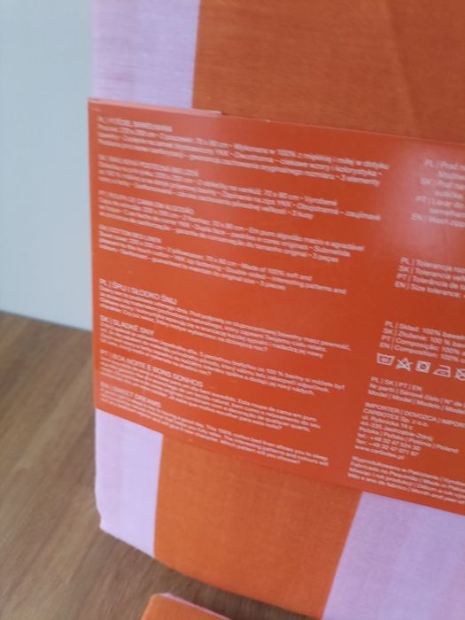 Pościel 5 elementów bawełna 100% Smukee komplet pościeli w pasy