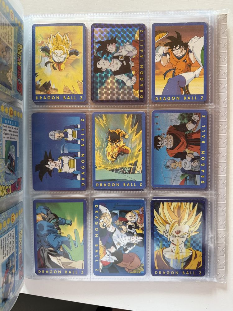 Dragon Ball Z cards Panini Série 1 - Completa