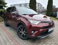 Toyota RAV4 4x4 Style+VIP LEDY! Nawigacja Skóra! Serwis ASO! Salon PL! 2017 Rej.!!