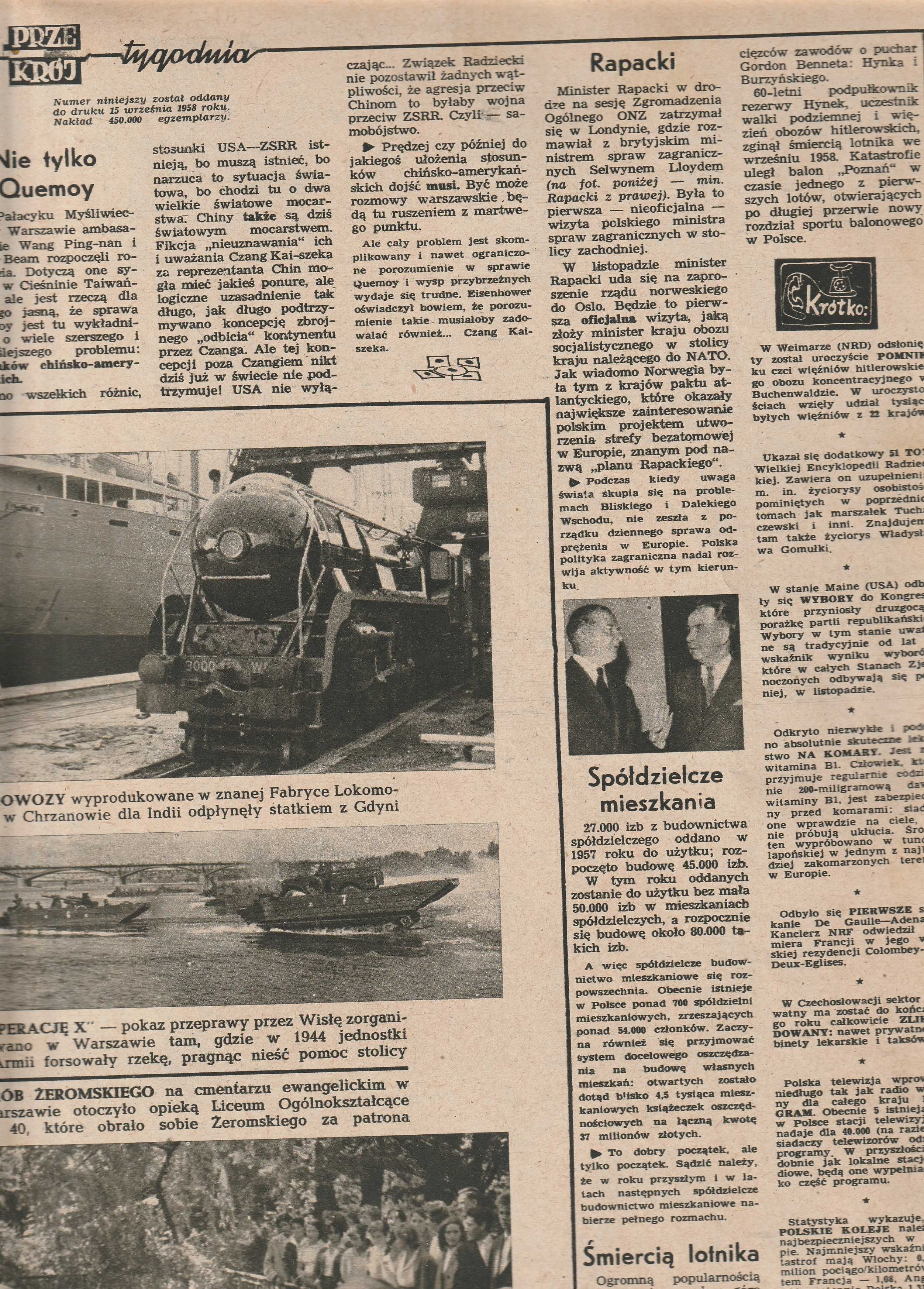 Przekrój 21 września1958 Extra prezent na urodziny