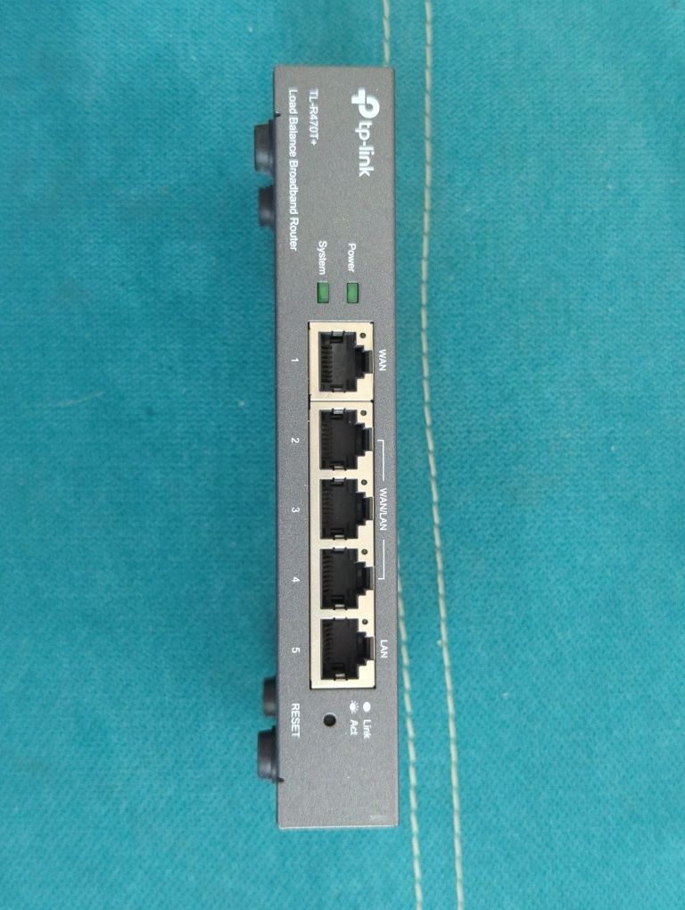 TP Link TL-R470T+ Router Do Dzielnia Pasma Zarządzanie Internetem
