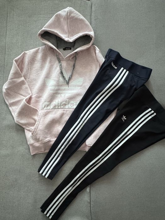Dres adidas roz. XS bluza i legginsy
