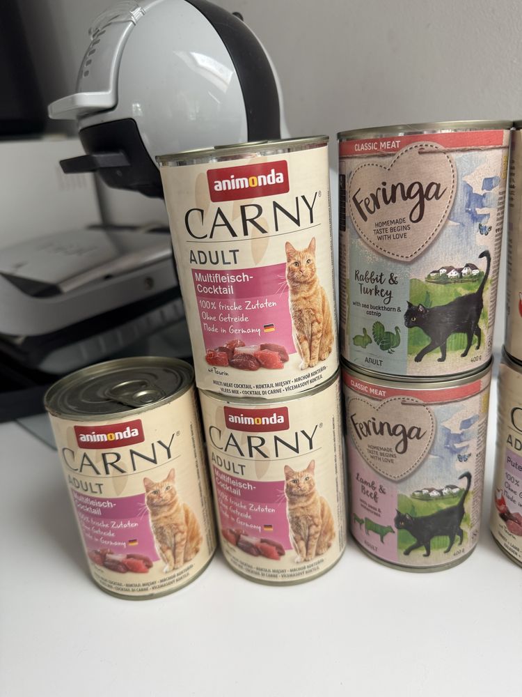 Karma dla kotów Animonda Carny + fetinga + Pan mięsko