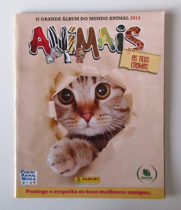 Caderneta NOVA "Animais" (PANINI)