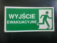 Znak BHP wyjście ewakuacyjne