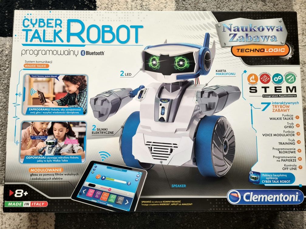 Zabawka Cyber Talk Robot, Clementoni  8+