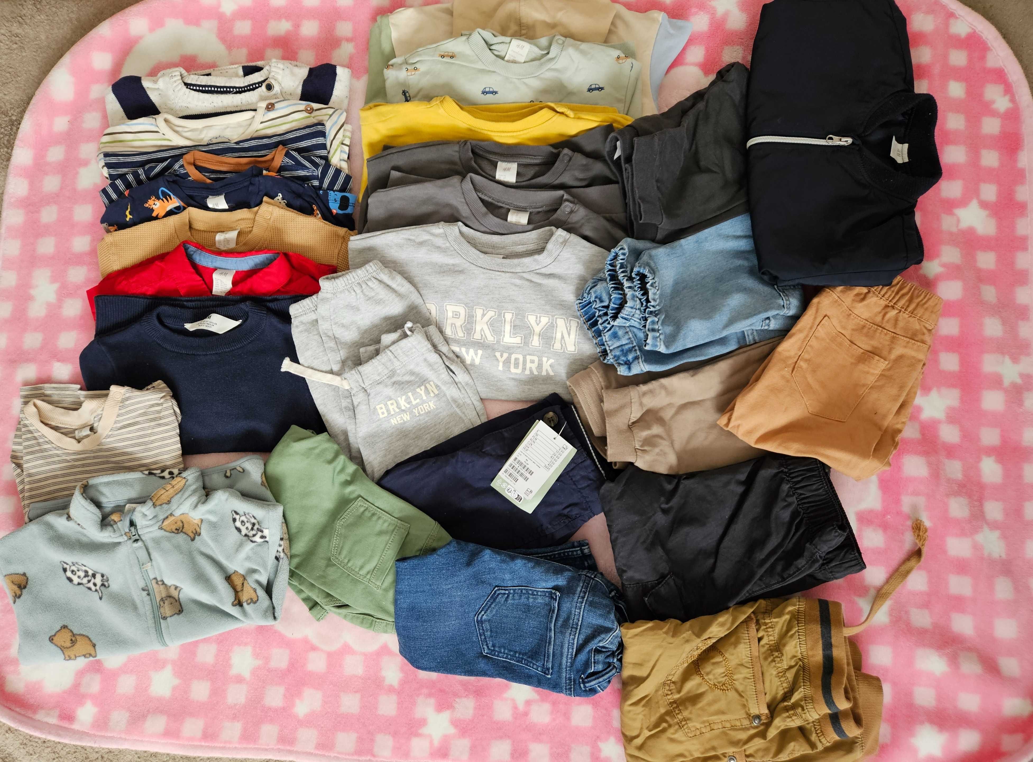 Paka ubrań dla chlopca 86/92 H&M