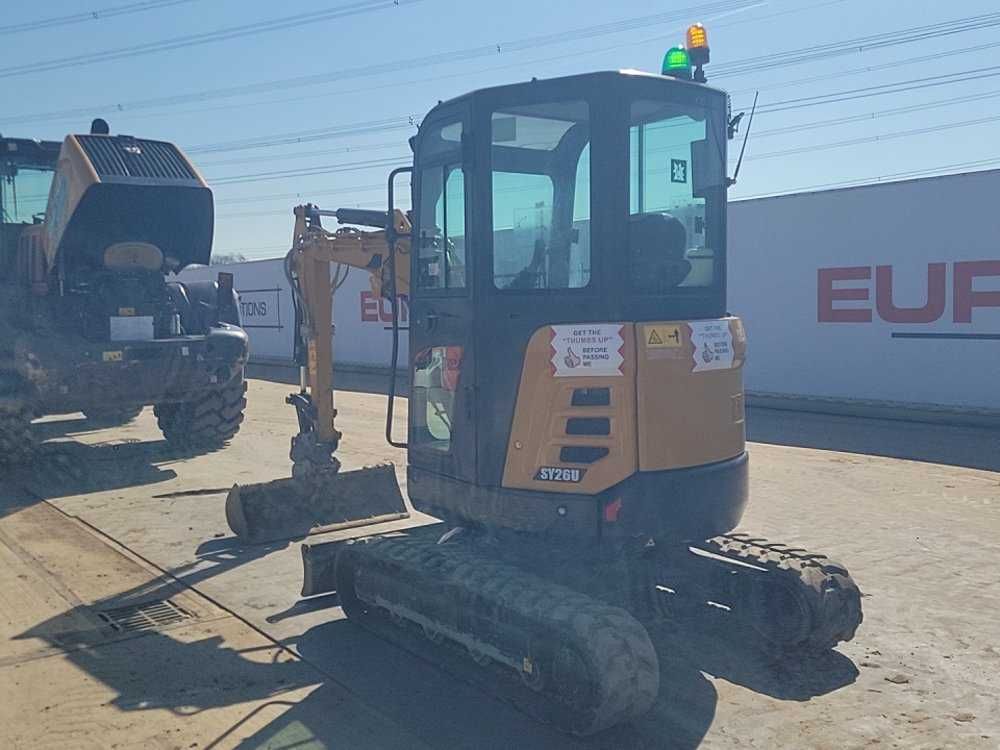 Мініекскаватор Sany 2020р вага 2,6т 850м/г