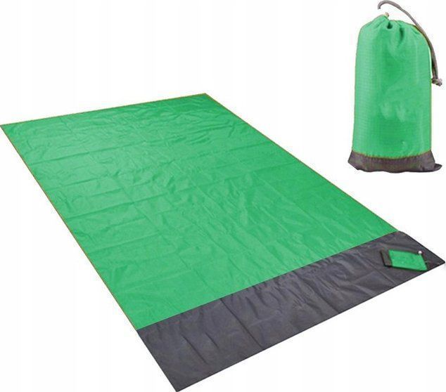 Mata plażowa wodoodporna piknikowa podkład 200 x 140 cm XXL pokrowiec
