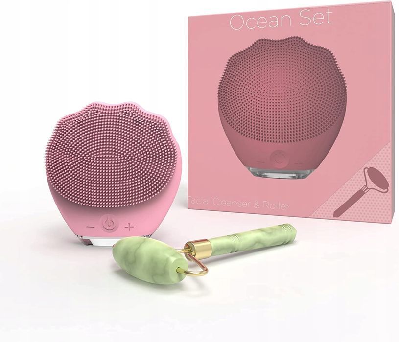 Urządzenie Do Oczyszczania Twarzy Wottocare Z Wałkiem Jadeitowym