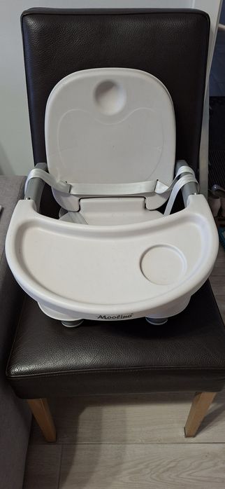 Moolino 1013 Krzesełko Do Karmienia Składane Szare