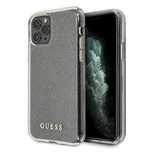 Etui Guess Glitter Do Iphone 11 Pro Max Brokat Srebrny Silikon