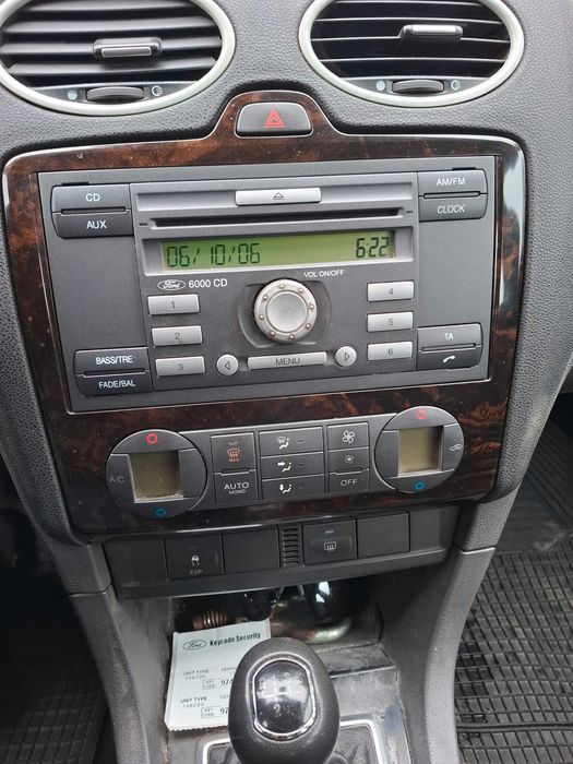Ford Focus mk2 radio fabryczne cd 6000