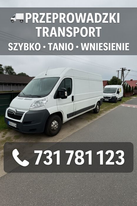 Przeprowadzki Transport 2 busy do  dyspozycji