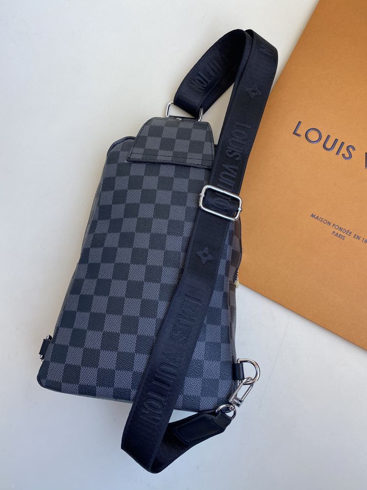 Louis Vuitton сумка,бананка,слинг,через плечо,мессенжер