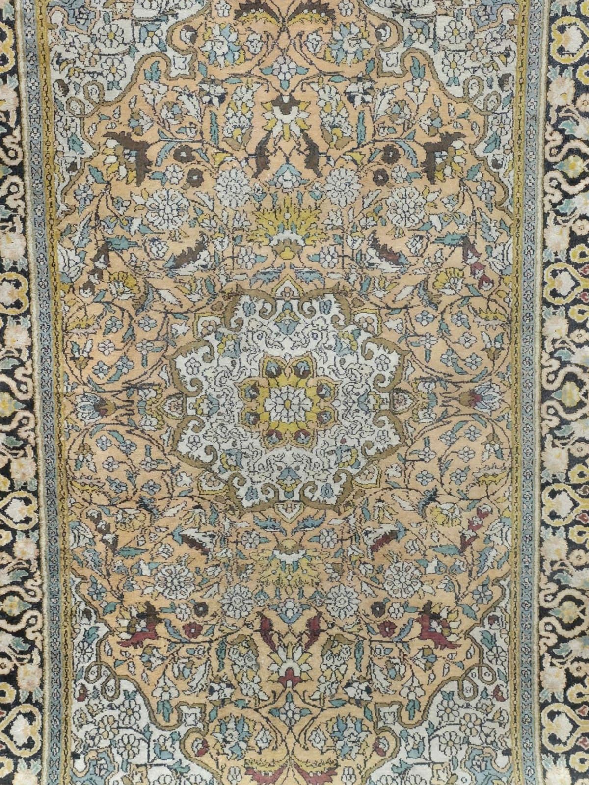 Qom - Ghoum - Perski dywan jedwabny - Rękodzielo  z jedwabiu 120 x 206