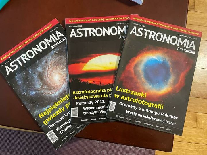 Astronomia czasopismo nr. 1, 2, 3 (2012)