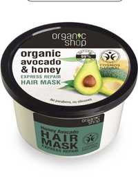 Маска для волос Organic shop мёд и авокадо 250мл.