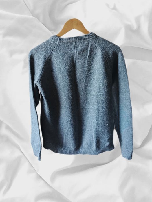 Miękki sweter z domieszką moheru i wełny